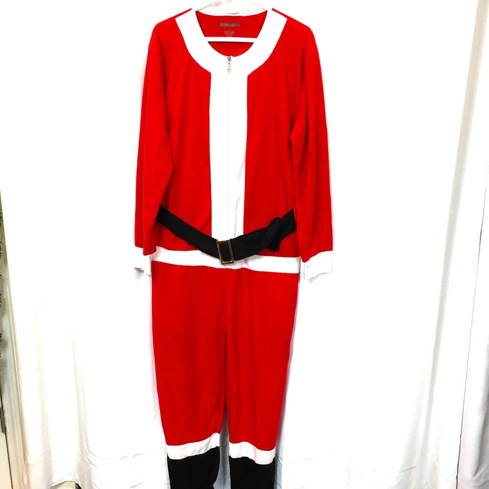 * Santa Claus Pajama One Piece Costume Medium